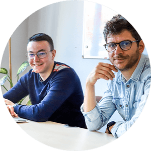 Portait de Mathieu Brunet et Franck Lagoutte