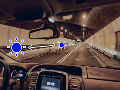 Distance de sécurité dans un tunnel ©ATMB